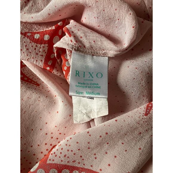 RIXO Jamie Top Blouse Starfish Pink Size Medium - Picture 8 of 8